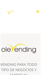 Mobile Screenshot of olevending.es